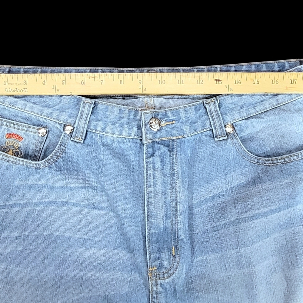Mens Gucci Blue Denim Shorts Size 37-38 EUC - Picture 12 of 14